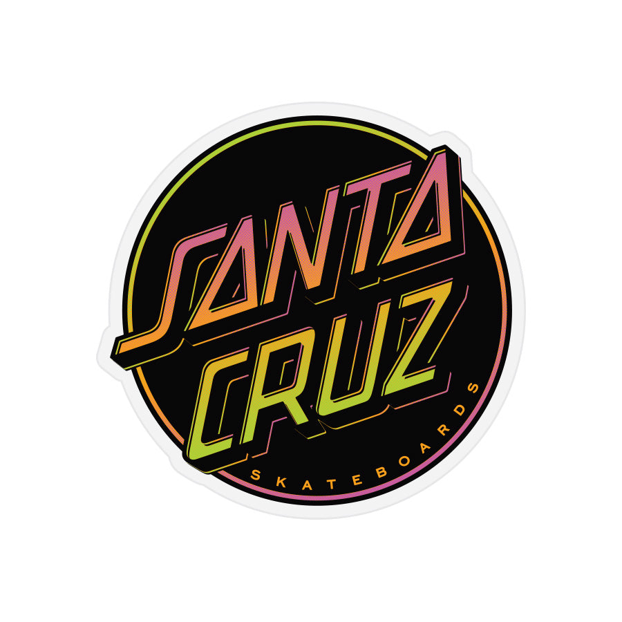Contra Dot Santa Cruz Skateboard Sticker