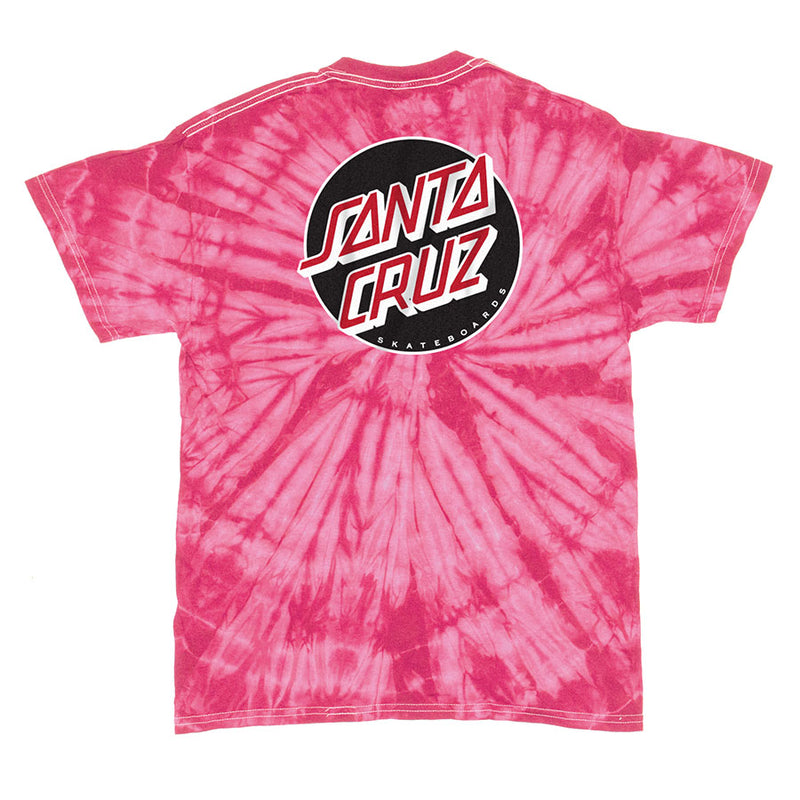 Twist Pink Other Dot Santa Cruz  T-Shirt Back