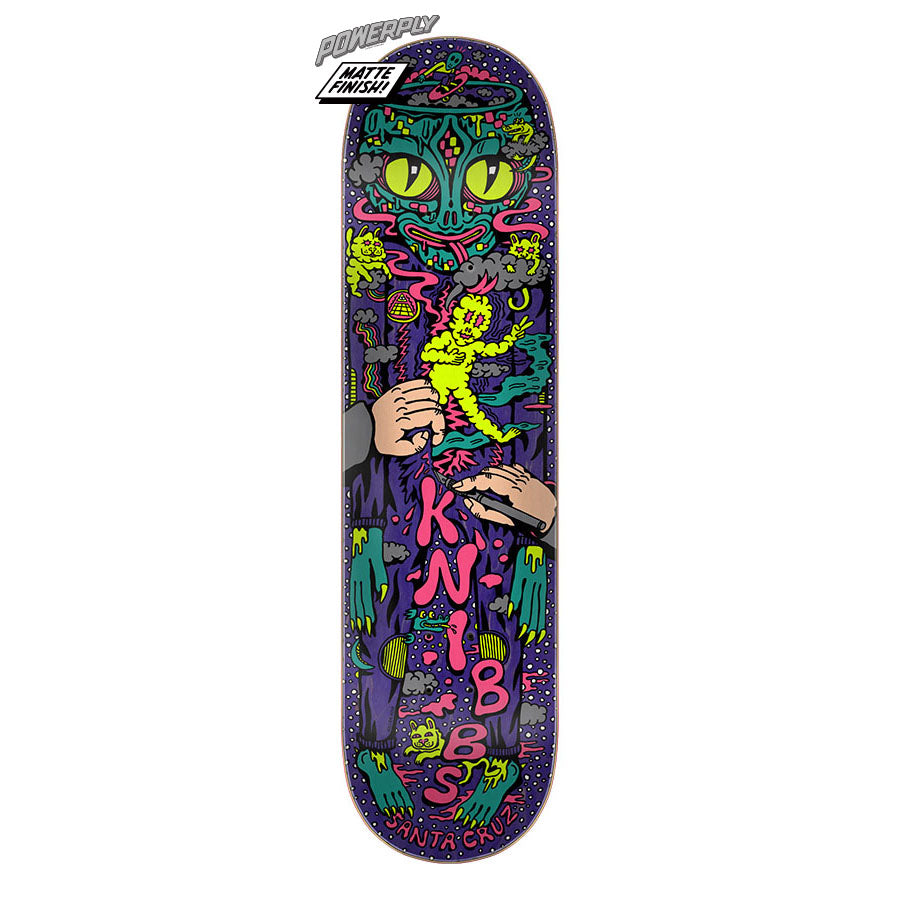 Santa Cruz Knibbs Reptilian Powerply Skateboard Deck