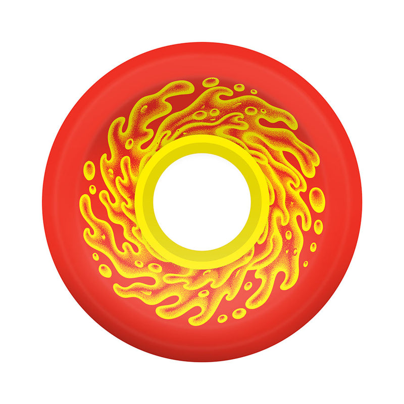78a Red/Yellow OG Slime Balls Skateboard Wheel