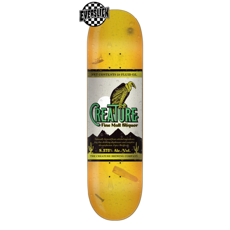 Malt Sliquor Everslick Creature Skateboard Deck