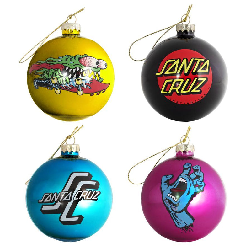 Santa Cruz Classic Christmas Ornaments