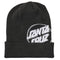 Black Big Dot Long Shoreman Santa Cruz Beanie
