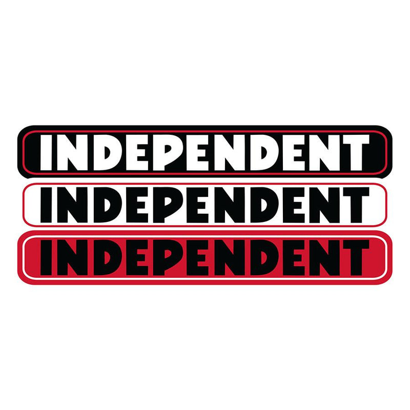 8" Bar Logo Independent Trucks Skateboard Sticker