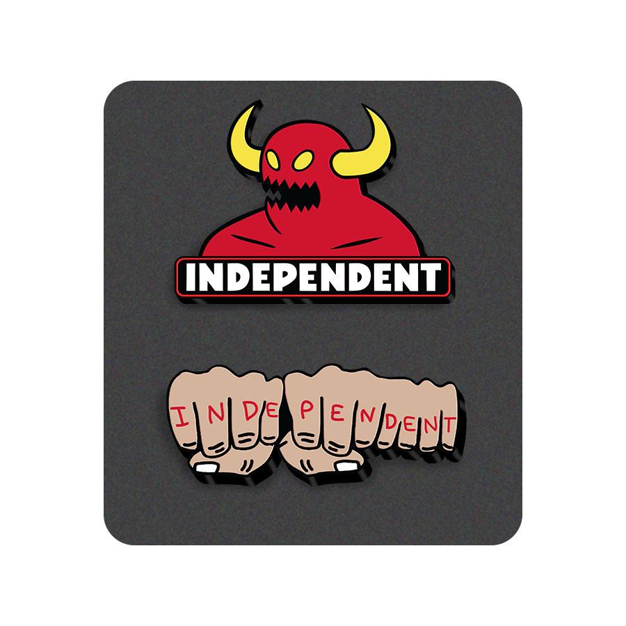 Independent 2-Pack Toy Machine Bar Logo Pins