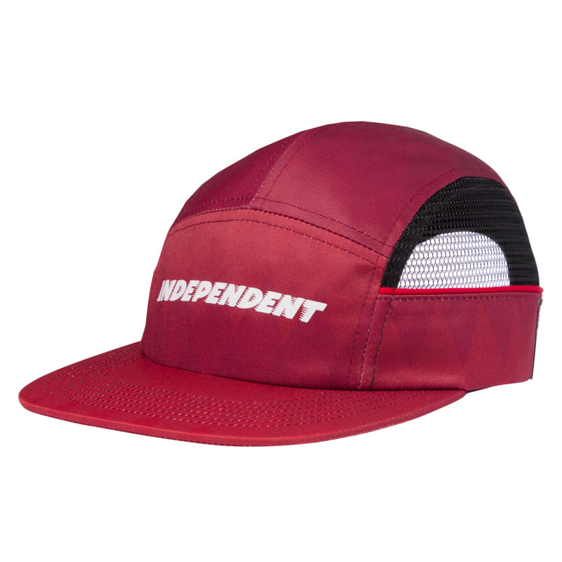 Red BTG Shear Camp Low Profile Independent Hat