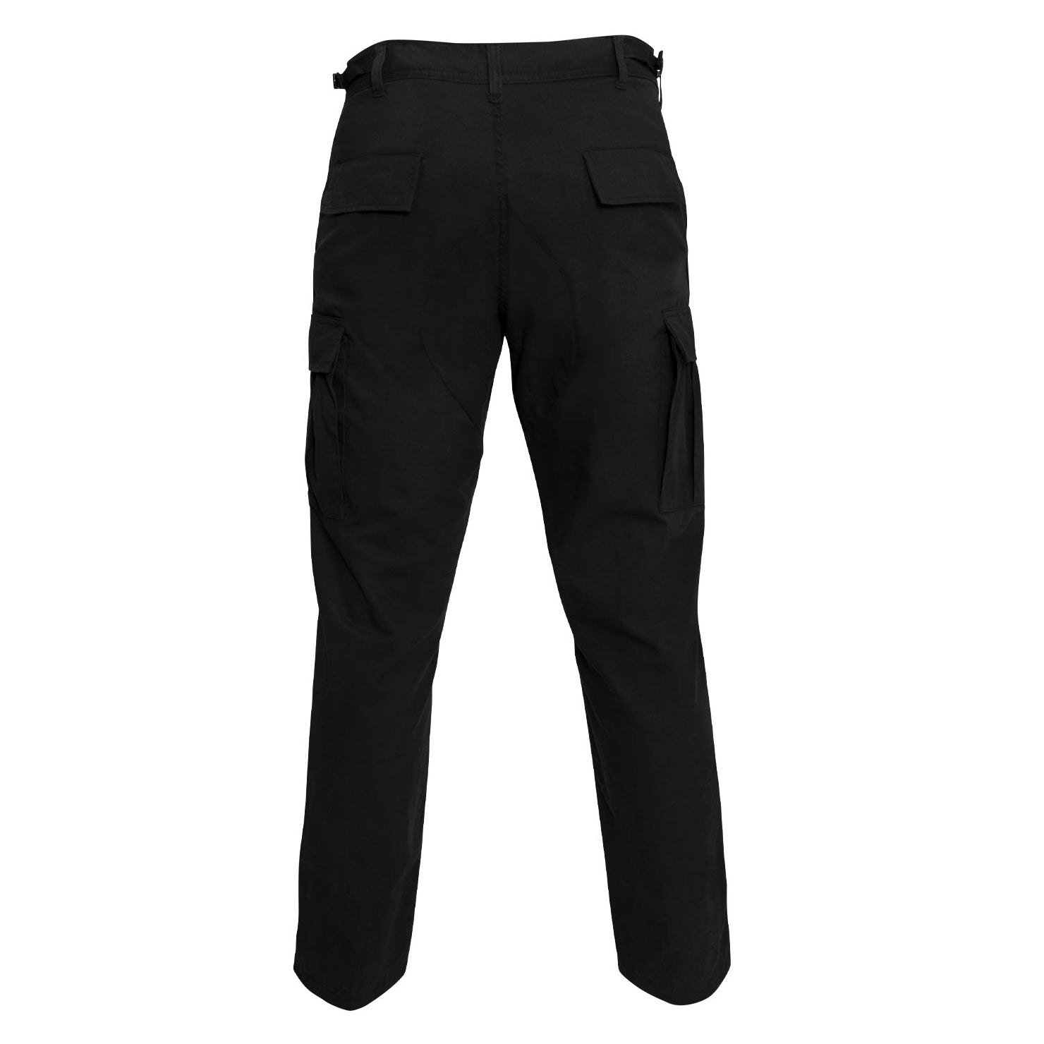 Black Rip-Stop BDU Rothco Cargo Pants Back