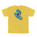 Daisy Yellow Screaming Hand Boys Santa Cruz T-Shirt Back