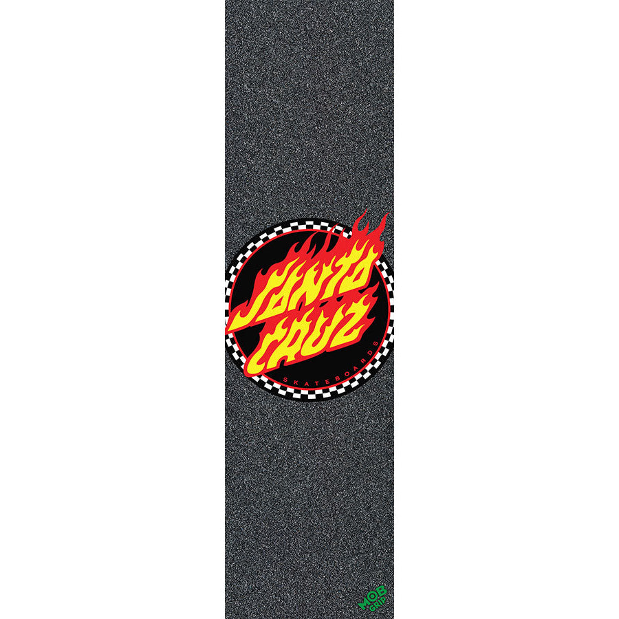 Santa Cruz Flame Dot MOB Skateboard Grip Tape