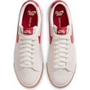 Sail/Cardinal Red GT Blazer Low Nike SB Skateboarding Shoe Top