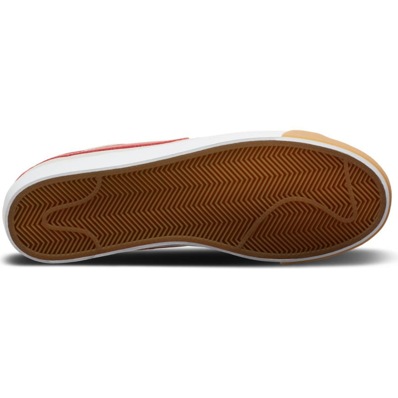 Sail/Cardinal Red GT Blazer Low Nike SB Skateboarding Shoe Bottom