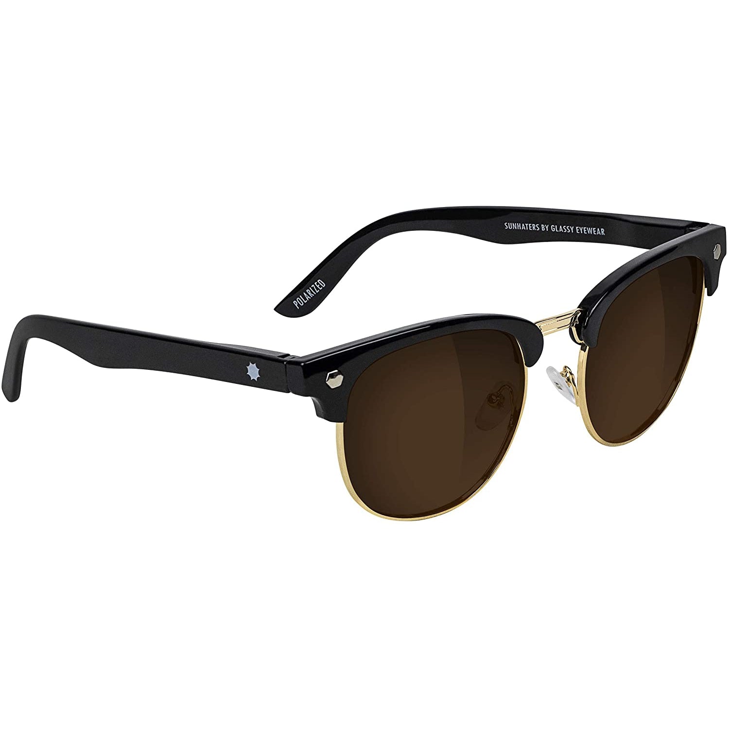 Black polarized Morrison Glassy Eyewear Sunglasses