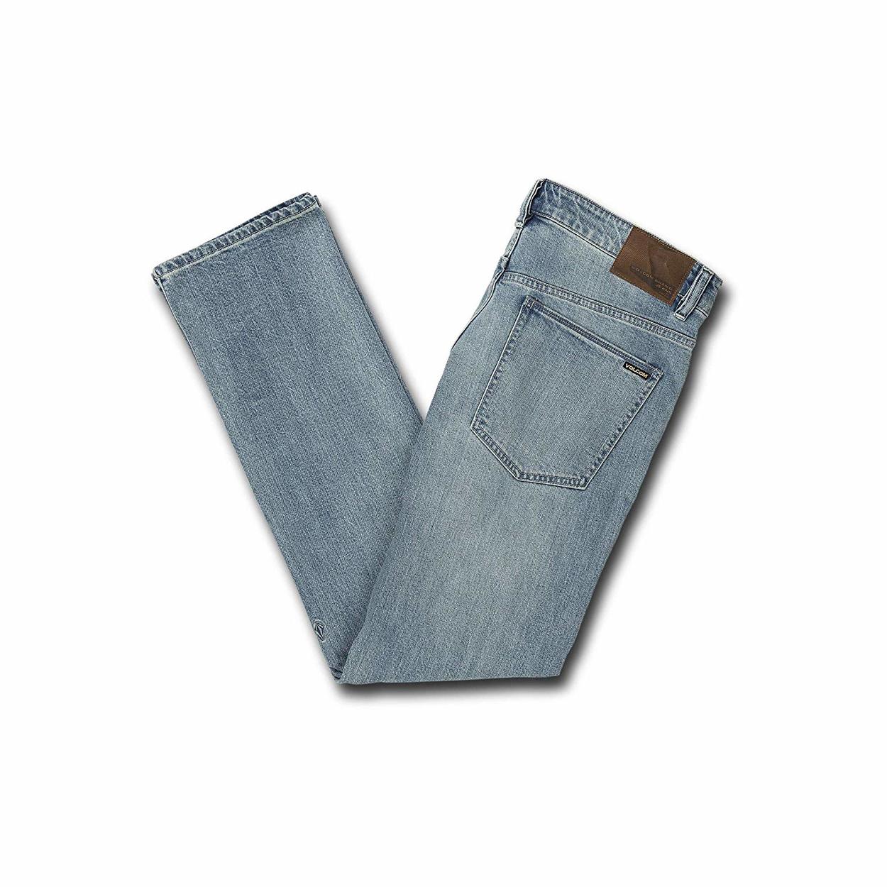 Volcom Solver Modern Straight Jeans - Wide Goods Light