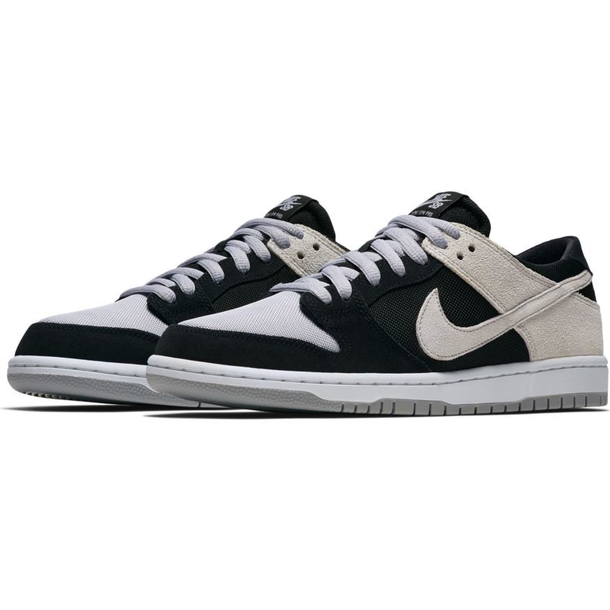 Nike SB Dunk Low Pro - Black/Wolfe Grey/White-White