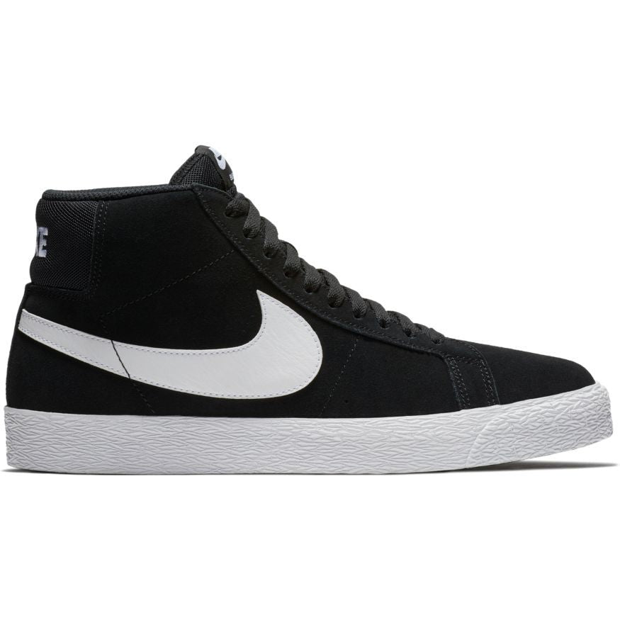 Black/White Blazer Mid Nike SB Skateboarding Shoe