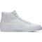 White Leather Blazer Mid Nike SB Skateboarding Shoe