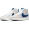 White/Court Blue Blazer Mid Nike SB Skateboarding Shoe Front