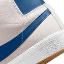 White/Court Blue Blazer Mid Nike SB Skateboarding Shoe Detail