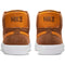 Pecan Blazer Mid Nike SB Skateboarding Shoe Back