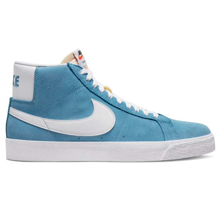 Cerulean Blue Zoom Blazer Mid Nike SB Skateboard Shoe