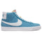 Cerulean Blue Zoom Blazer Mid Nike SB Skateboard Shoe