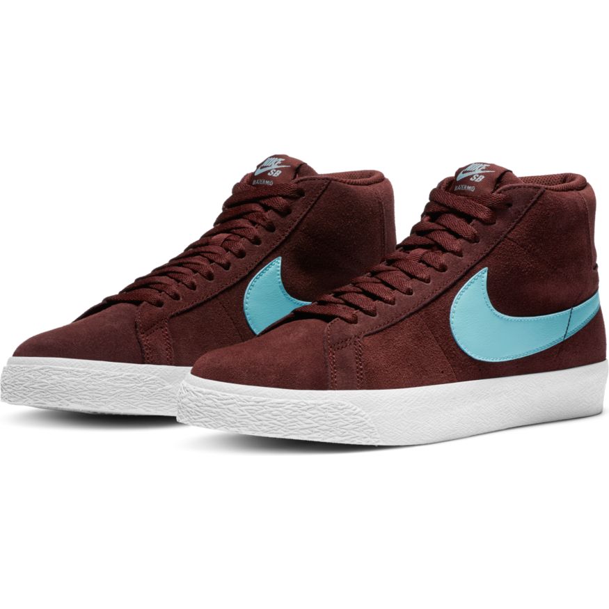 Mystic Dates Blazer Mid Nike SB Skateboarding Shoe Front