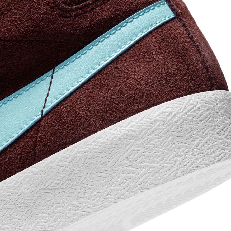 Mystic Dates Blazer Mid Nike SB Skateboarding Shoe Detail