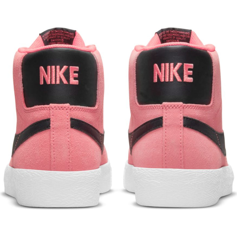 Pink Salt Blazer Mid Nike SB Skate Shoe Back
