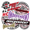 10 Pack Independent Trucks Skateboard Stickers