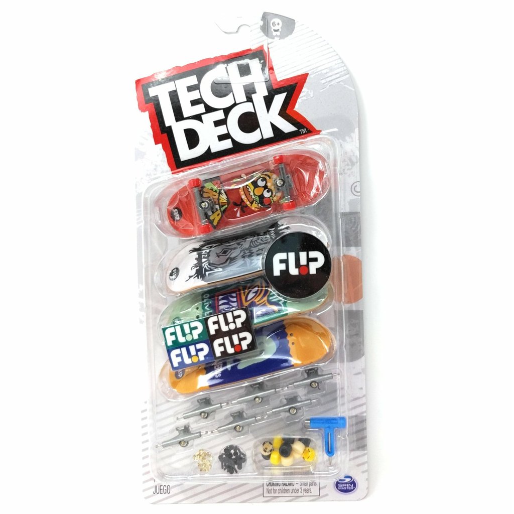 4-Pack Flip Skateboards Tech Deck Fingerboard Set