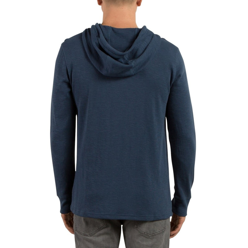 Volcom Murphy Hooded Thermal Shirt - Smokey Blue