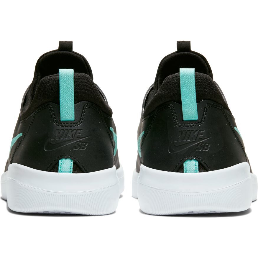 Nike SB Nyjah Free Skateboard Shoe - Black/Tropical Twist - Black - White
