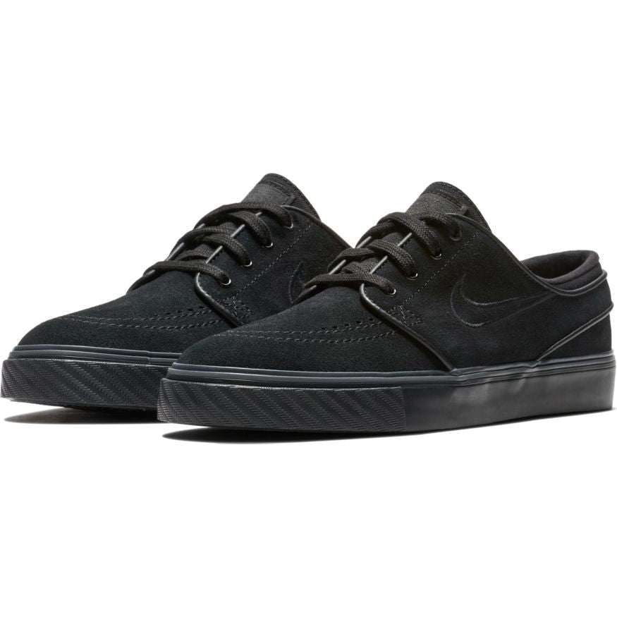 Sb zoom stefan janoski outlet black leather skate shoes