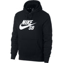 Nike Sb Icon Pullover Skate Hoodie - Black/White