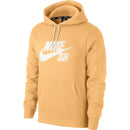 Nike SB Icon Pullover Skate Hoodie - Celestial Gold/Summit White