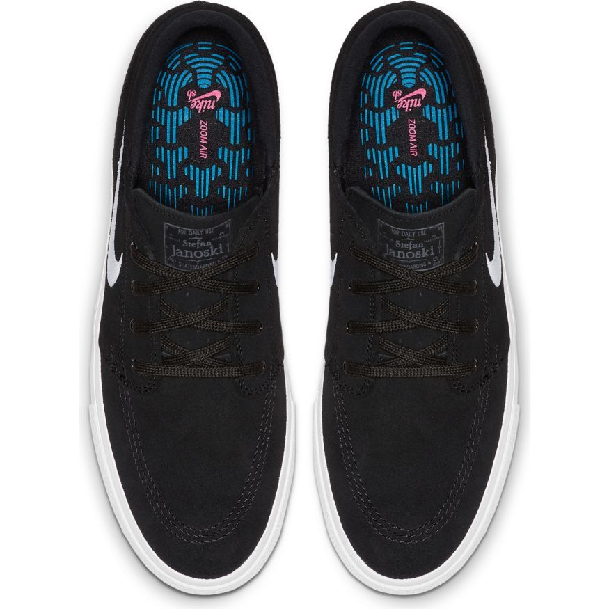 Nike SB Zoom Janoski Remastered Skateboard Shoe - Black/White - Thunder Grey - Gum