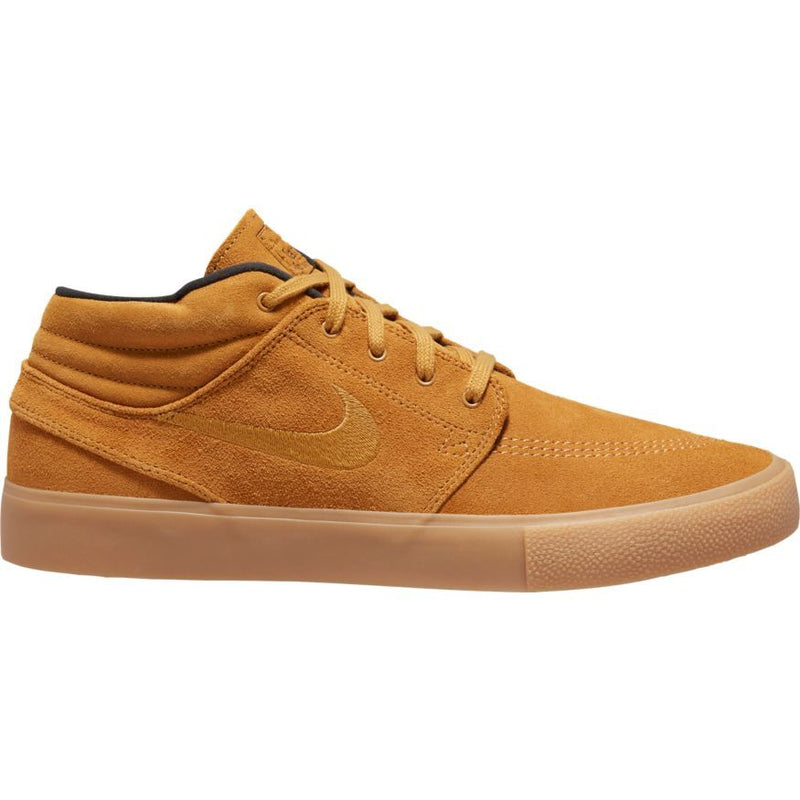 Nike SB Zoom Janoski Mid Remastered Skateboard Shoe - Wheat/Wheat - Black - Gum