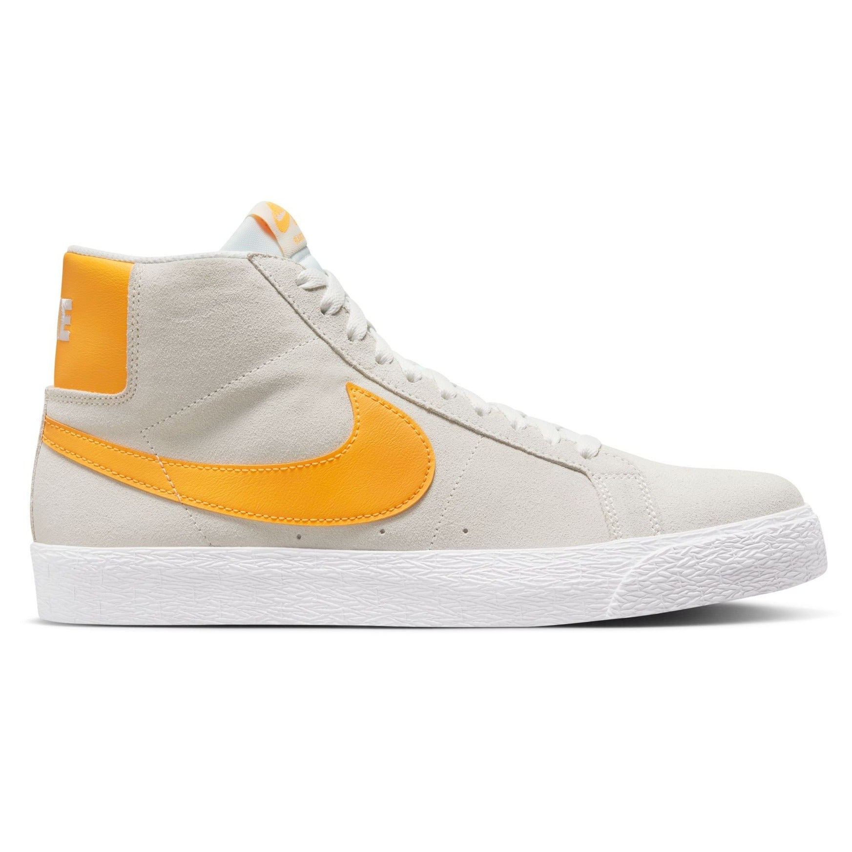 Summit White/Laser Orange Blazer Mid Nike SB Skateboard Shoe
