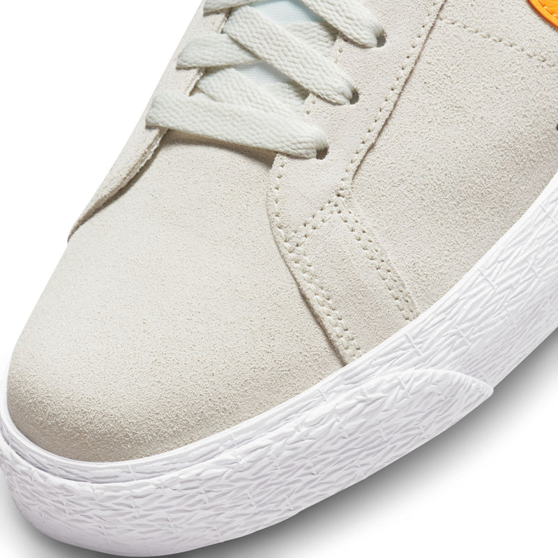 Summit White/Laser Orange Blazer Mid Nike SB Skateboard Shoe Detail