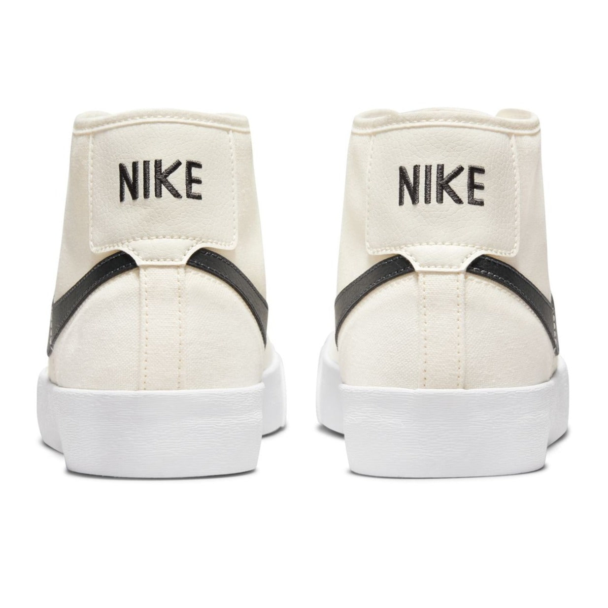 Sail/White Blazer Mid Court Nike SB Skate Shoe Back