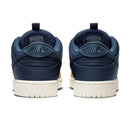 Midnight Navy/Desert Ochre Dunk Low Pro Premium Nike SB Skate Shoe Back