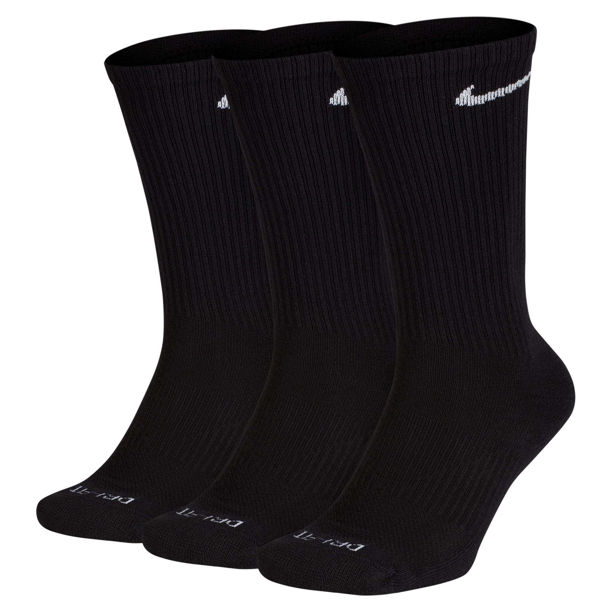 Black Cushioned Nike SB Everyday Crew Socks