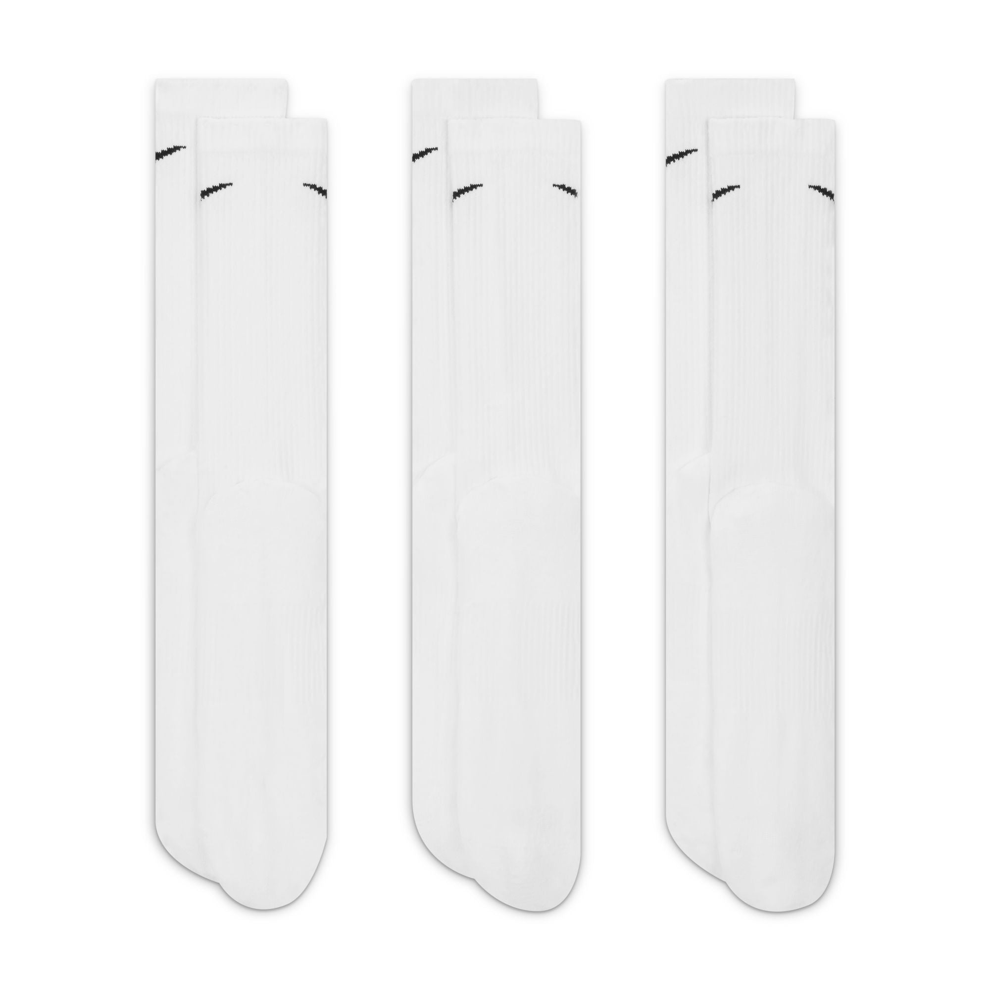 White/Black Cushioned Plus Nike SB Everyday Socks