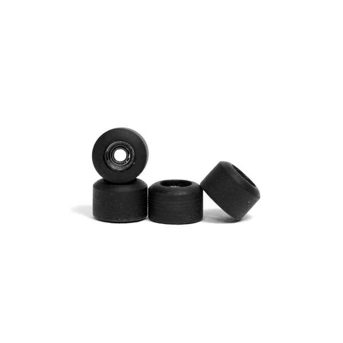 Black Extra Mini Abstract Urethane Fingerboard Wheels