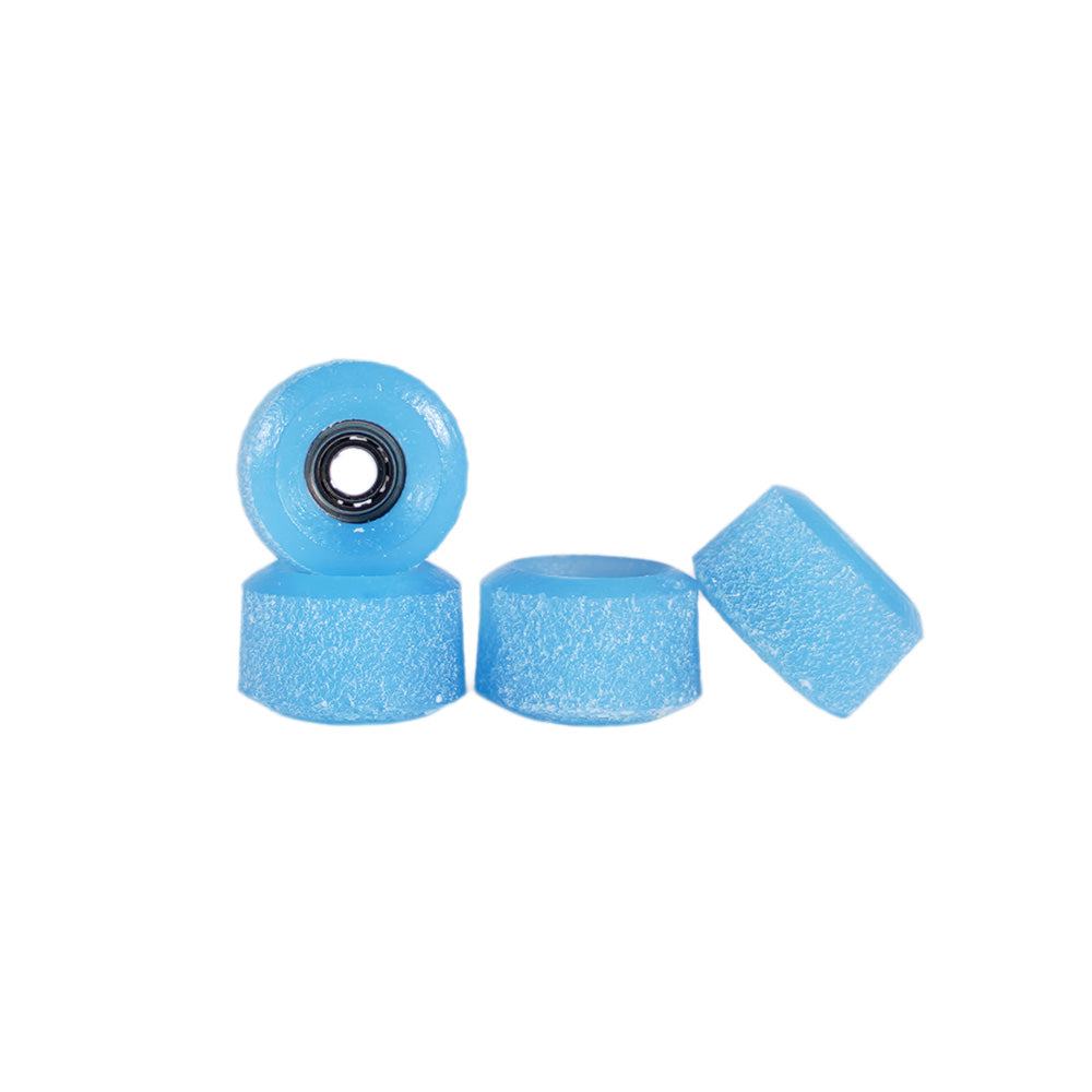Clear Light Blue Abstract Mini Conical Wheels