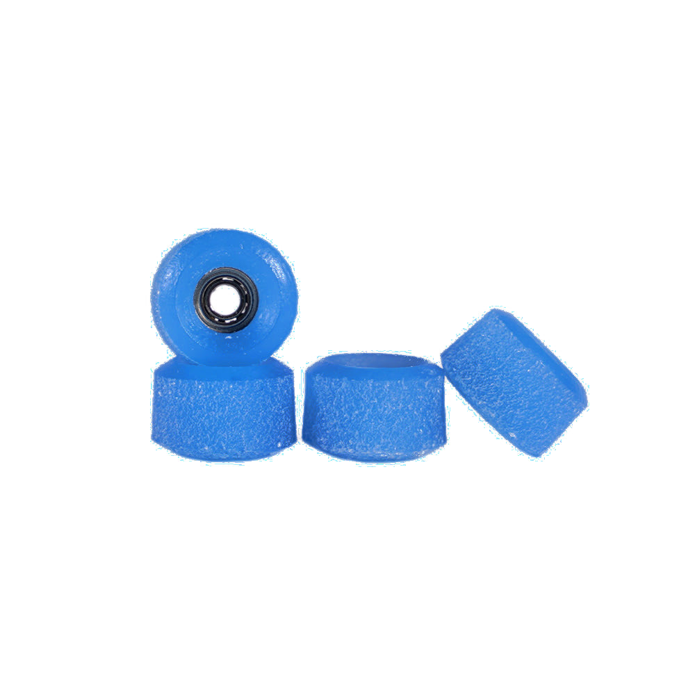 Clear Blue 60D Abstract Urethane Fingerboard Wheels
