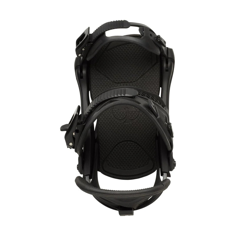 Black 2023 Hemlock Arbor Snowboard Bindings Top
