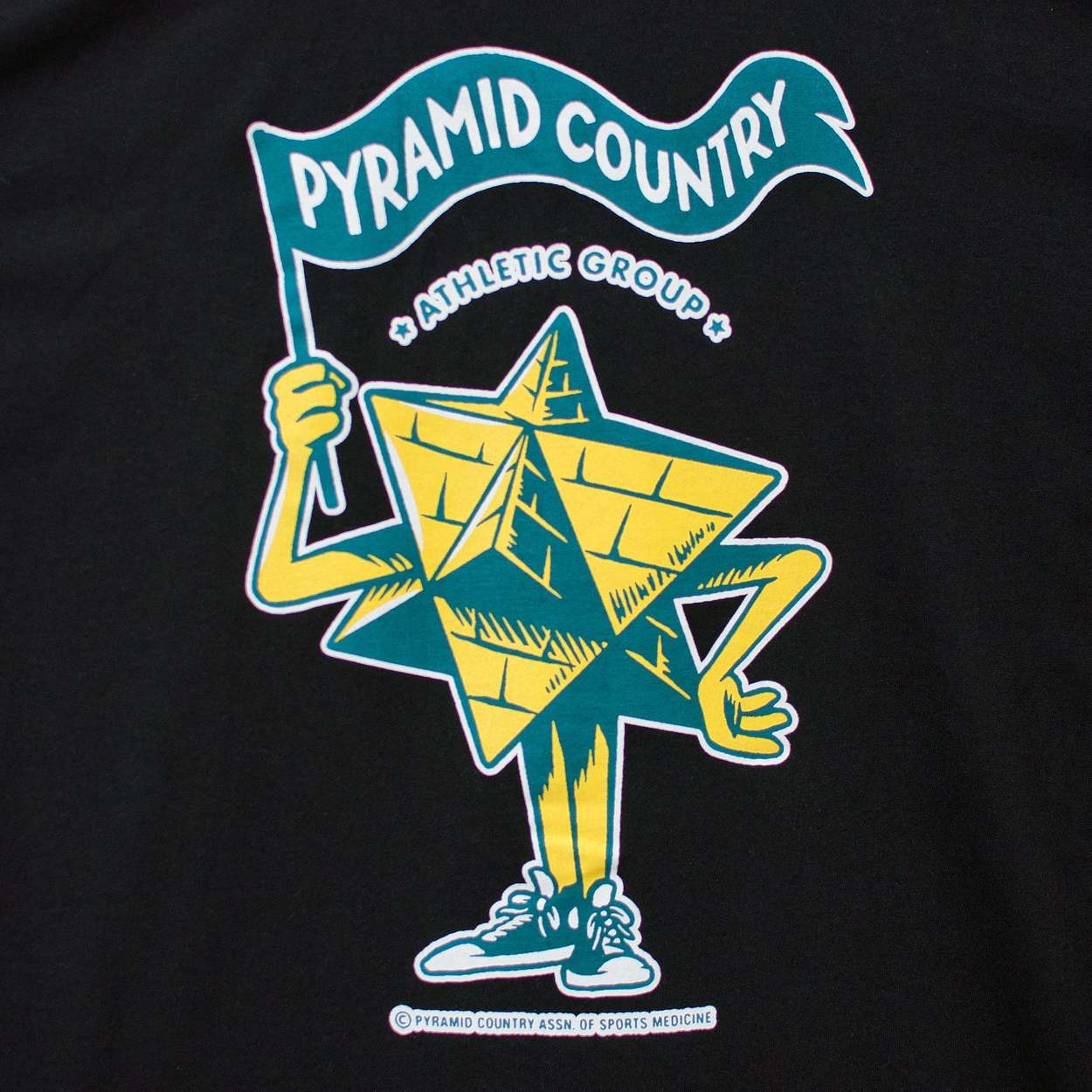 Pyramid Country Athletic Group Tee - Black