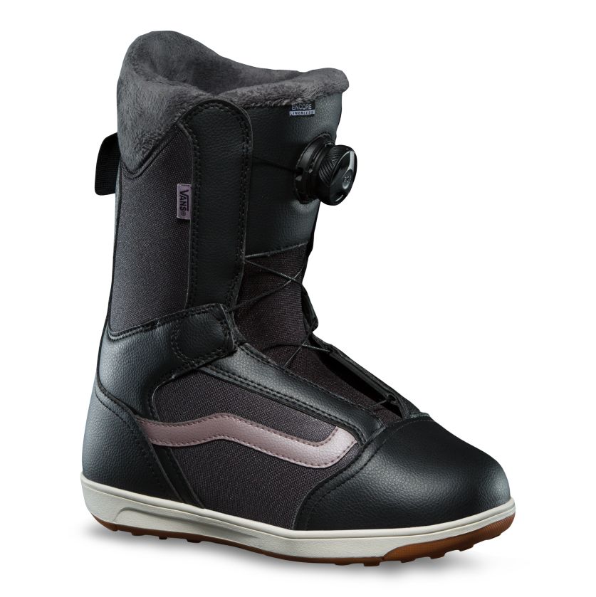 Black/Purple Dove Encore Linerless Women's Vans Snowboard Boots