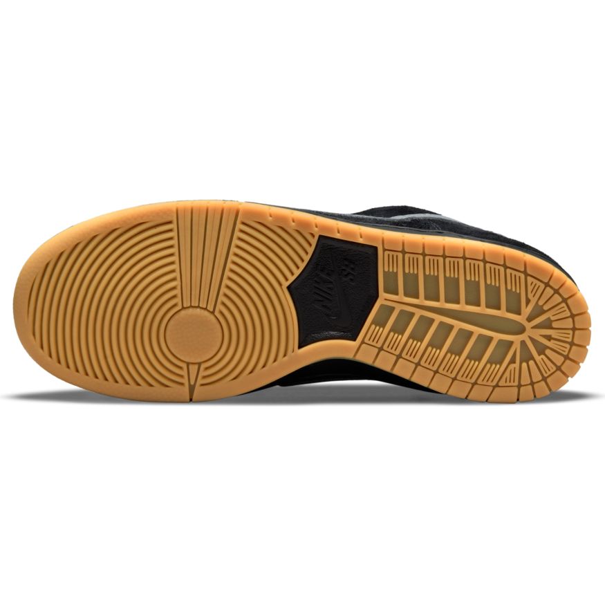 Black Fog Dunk Low Pro Nike SB Skateboarding Shoe Bottom